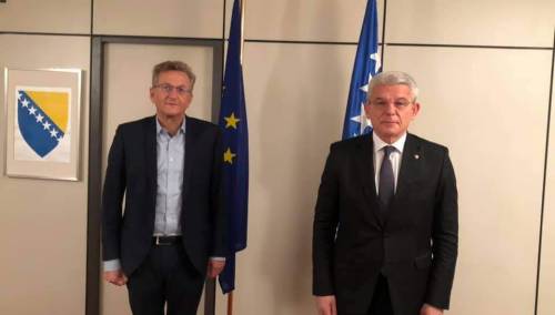 Džaferović sa Koesterom: Dodik nasrće na temelje mira u BiH