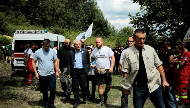 Džaferović se pridružio učesnicima "Marša mira"