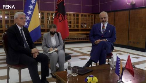 Džaferović i Rama o unapređenju odnosa BiH i Albanije