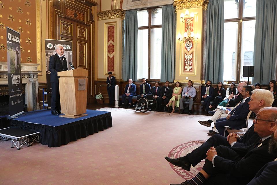 Džaferović u Londonu govorio o genocidu