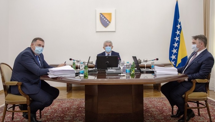 Predsjedništvo BiH u petak o budžetu institucija