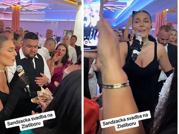 Džejlu Ramović gosti na sandžačkoj svadbi obasipali eurima
