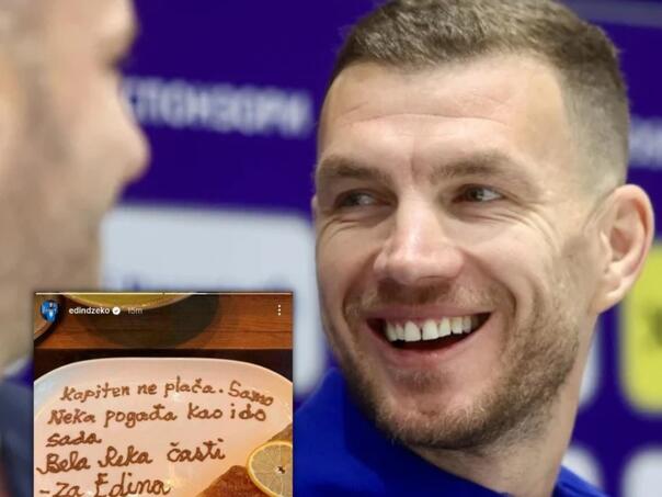 Džeko dobio još jednu poruku u Beogradu, morao je objaviti na story