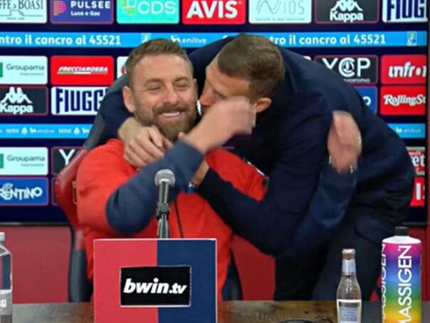 Džeko na pressici izljubio italijansku legendu: "On je moj brat"