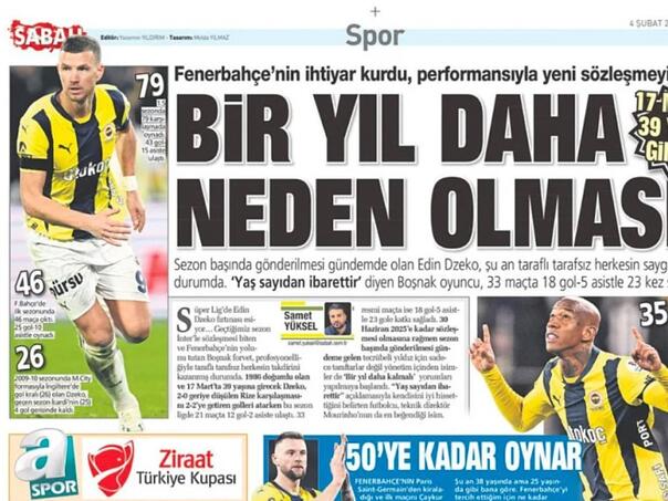 Džeko natjerao Fenerbahče da se predomisli!