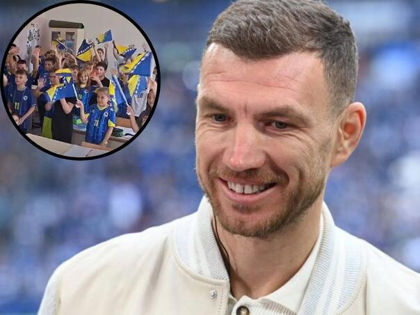 Džeko objavio poruku mališana s Ilidže: "Moja vojska najjača"
