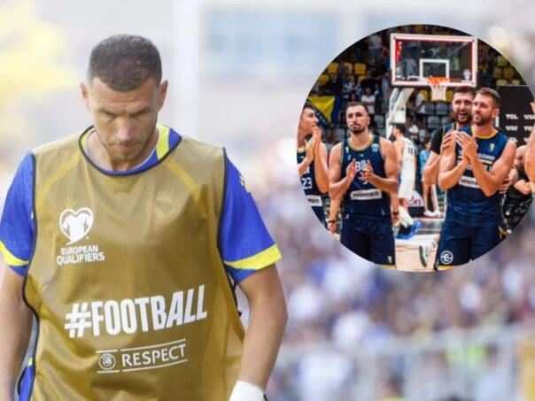 Džeko oduševljen zbog pobjede košarkaša: "Ko ne skače..."