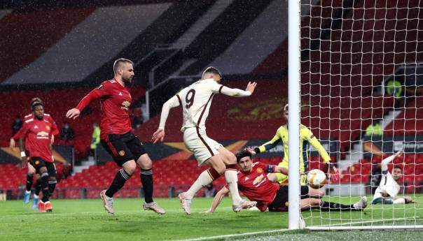 Džeko pogodio za potpuni preokret Rome na Old Traffordu