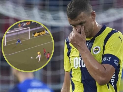 Džeko se nije proslavio protiv Lillea, šire se snimci njegovih promašaja