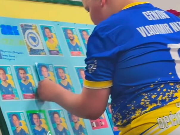 Džeko se zahvalio učenicima Centra "Vladimir Nazor": Volimo vas!