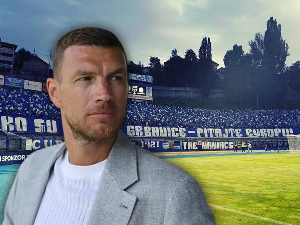 Džeko u četvrtak dolazi na Grbavicu, podržat će svoj klub protiv Kopera