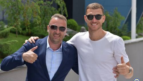 Džeko u Sarajevu sa Petevom uoči okupljanja Zmajeva