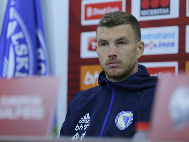 Džeko: Želimo da se plasiramo na veliko takmičenje i obradujemo navijače