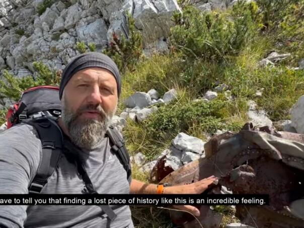 Dženad Džino pronašao nestali britanski bombarder kod Jablanice