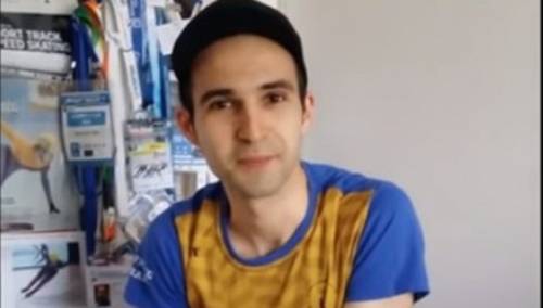 Edin Branković u kampanji #BeActiveAtHome