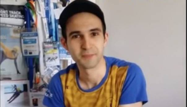 Edin Branković u kampanji #BeActiveAtHome