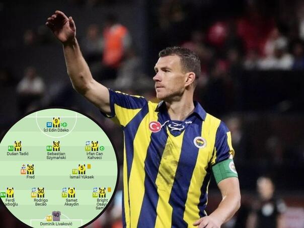 Sofascore: Edin Džeko, čista desetka