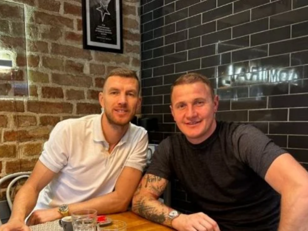 Džeko i Ibričić na kafi u Sarajevu: "Prijatelji za sva vremena"