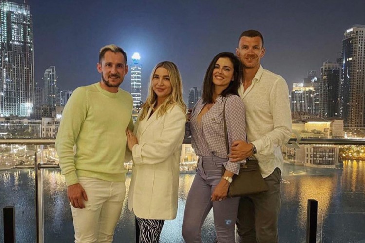 Edin Džeko sa suprugom uživa u Dubaiju