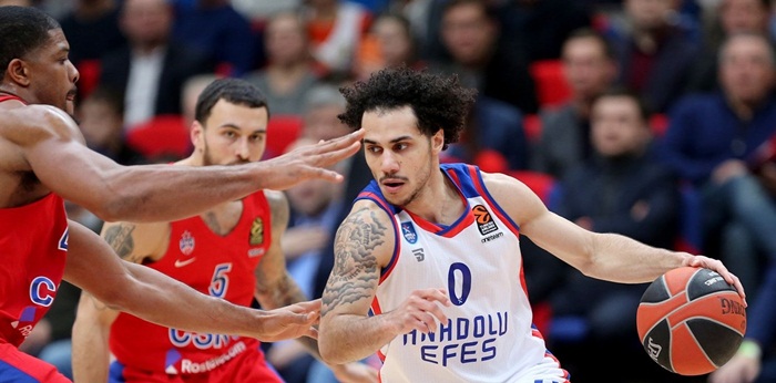 Efes pobijedio u Moskvi i približio se prvom mjestu, Zalgiris deklasirao Olympiacos