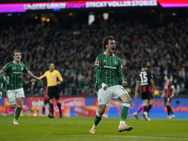 Eintracht se spasio u 94. minuti i stigao do boda u ludoj utakmici kod Werdera