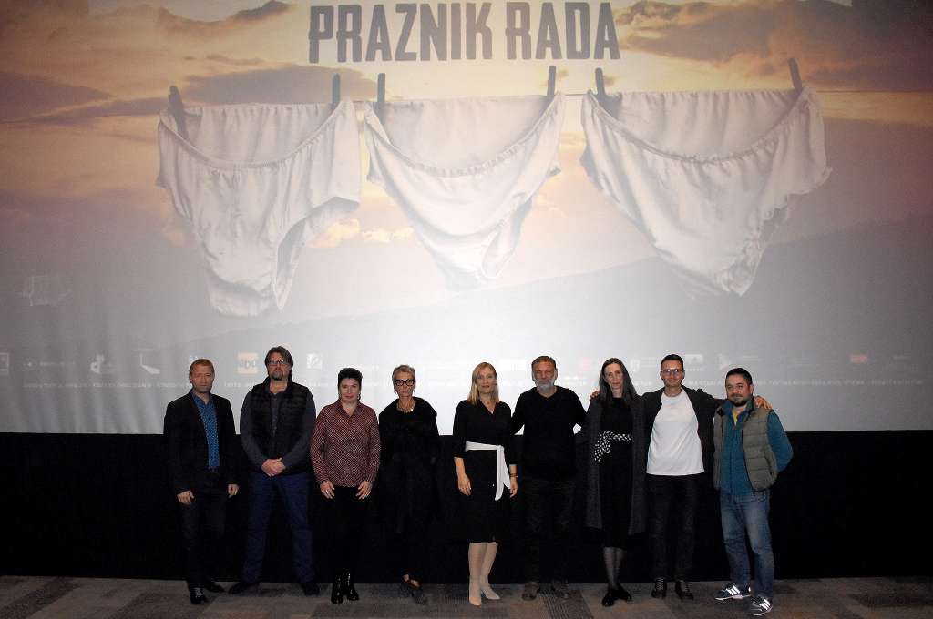Ekipa filma 'Praznik rada' Pjera Žalice pozdravila i publiku u Zenici
