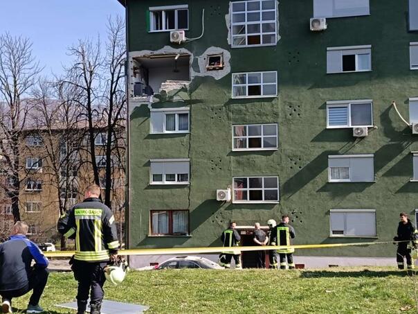 Eksplozija u Zenici, teško povrijeđen bračni par