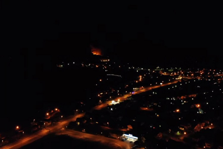 Eksplozije u Čačku snimljene dronom