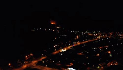 Eksplozije u Čačku snimljene dronom