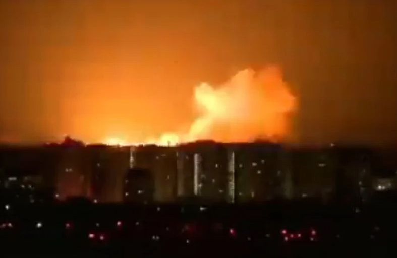 Velika eksplozija na rubu Kijeva, pogledajte snimke