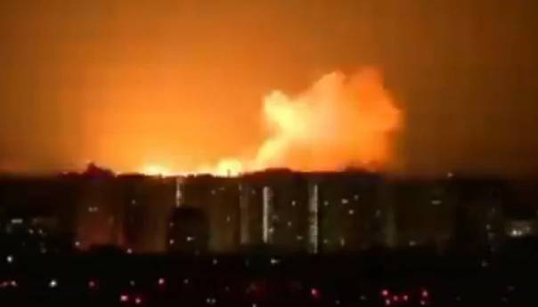 Velika eksplozija na rubu Kijeva, pogledajte snimke