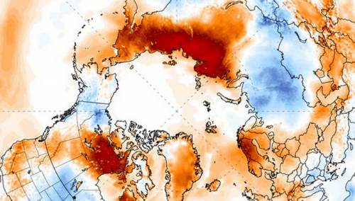 Ekstremno visoke temperature u arktičkom krugu