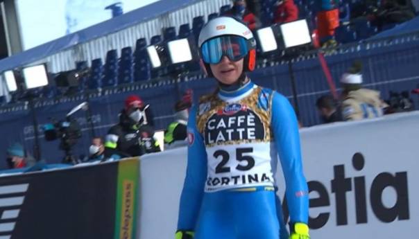 Elvedina Muzaferija 25. u spustu na Svjetskom prvenstvu u Kortini