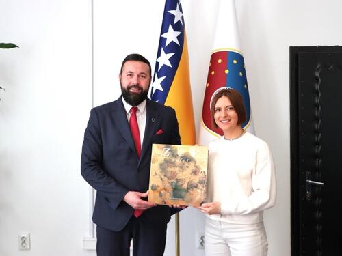 Elvedina Muzaferija na prijemu kod ministra Magode