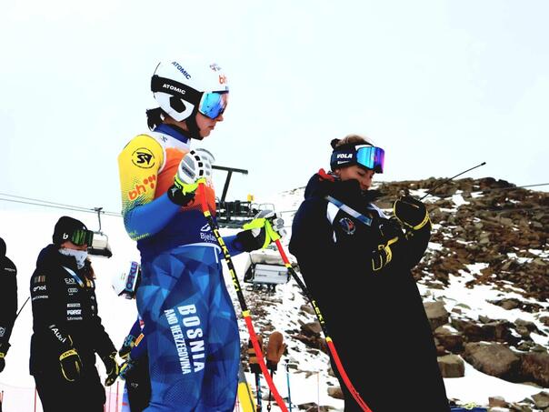 Elvedina Muzaferija završila prvi trening u St. Antonu, na stazi za vikend