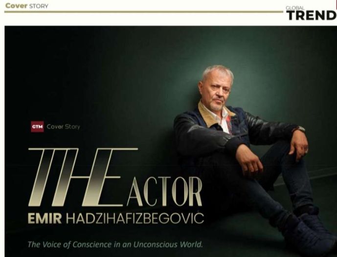 Emir Hadžihafizbegović na naslovnoj strani Global Trends Magazina