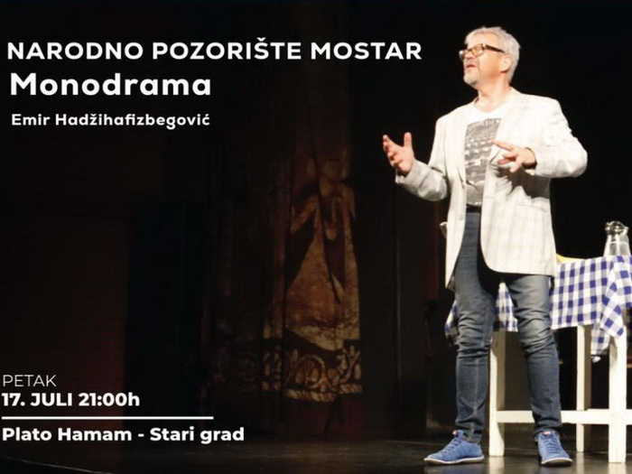 Emir Hadžihafizbegović u petak stiže u Mostar s monodramom "Sve je do nas"