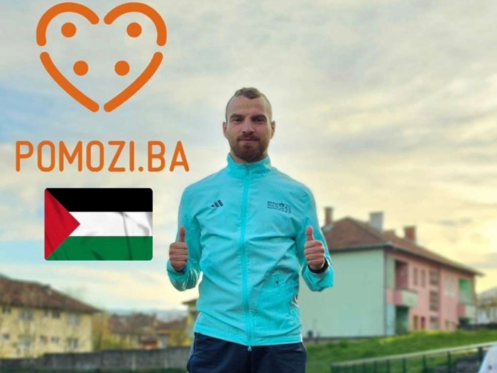 Emir Hastor u humanoj akciji 'Kilometri za Gazu'