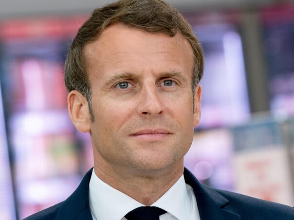 Emmanuel Macron danas u Pragu