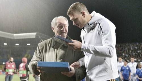 Emotivni oproštaj Edina Džeke od trenera: Volim te i voljet ću te zauvijek