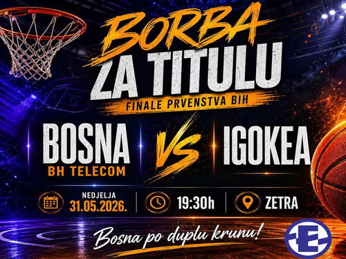 Bosna večeras protiv Igokee, korak do naslova prvaka BiH