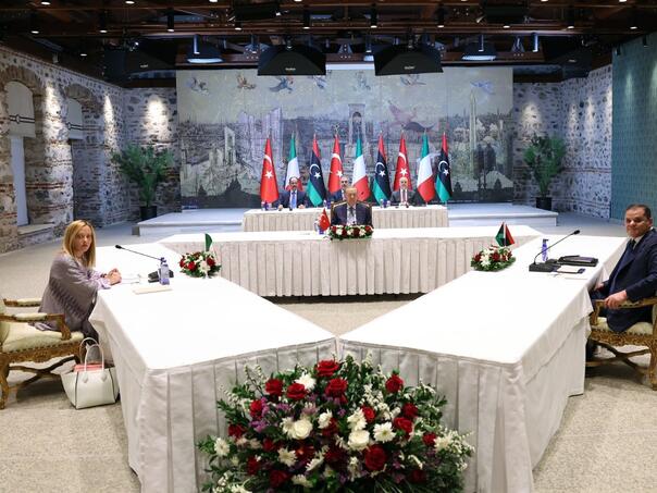 Erdogan na sastanku sa zvaničnicima Libije i Italije pozvao na hitno primirje u Gazi