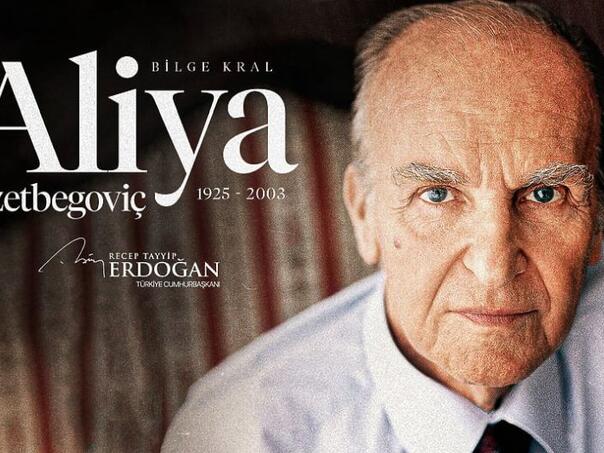 Erdogan: Alija Izetbegović je bio hrabri vojnik i prvi predsjednik bratske Bosne i Hercegovine