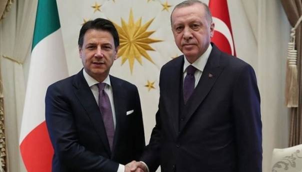 Erdogan i Conte o primirju u Libiji