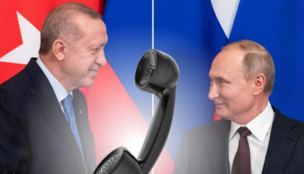Erdogan i Putin razgovarali o ratovima u Siriji i Ukrajini