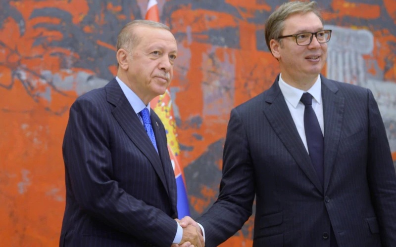 Erdogan i Vučić na sastanku u Beogradu