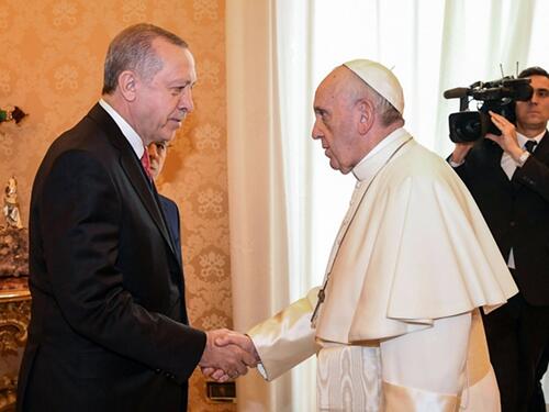 Erdogan papi Franji: Šutnja svijeta o Gazi je sramna
