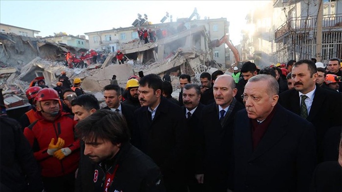 Erdogan posjetio grad Elazig pogođen zemljotresom