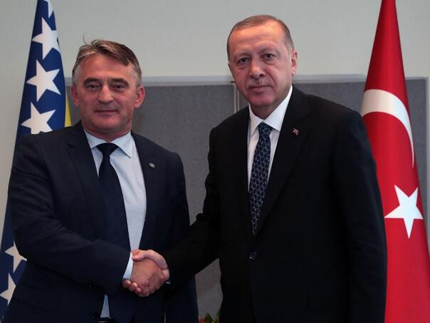 Erdogan s Komšićem: Turska će podržavati integritet BiH