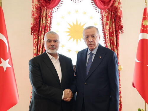 Erdogan se sastao s vođom Hamasa, pozvao na jedinstvo protiv Izraela